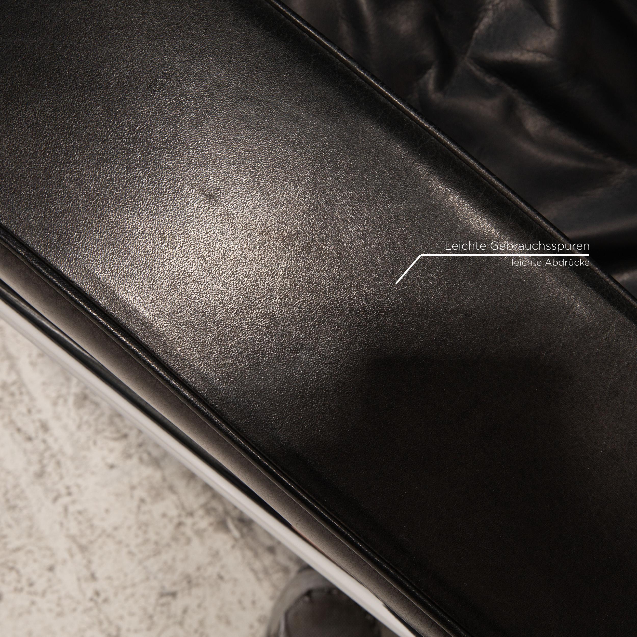 Cassina Le Corbusier LC 2 Ledersessel, schwarz im Zustand „Hervorragend“ im Angebot in Cologne, DE