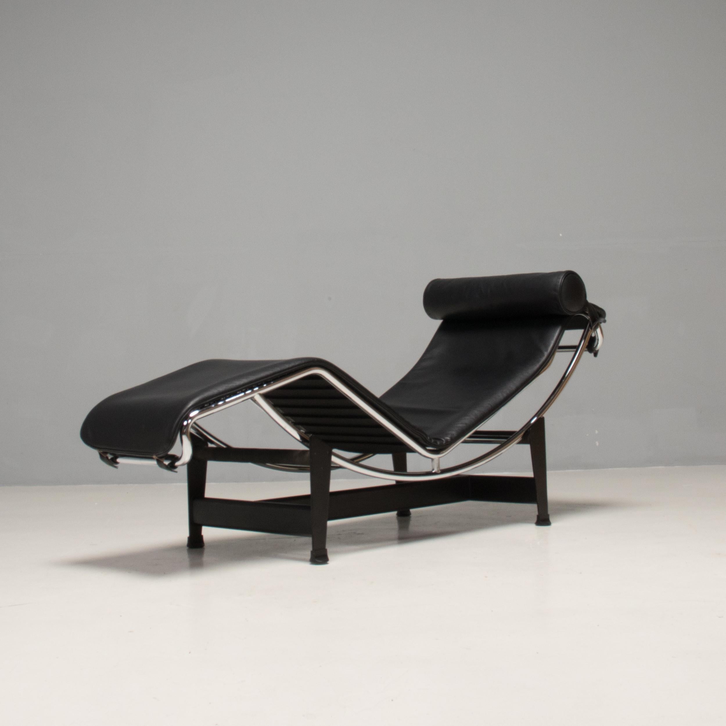 Italian Cassina Le Corbusier, Pierre Jeanneret & Charlotte Perriand LC4 Chaise Lounge