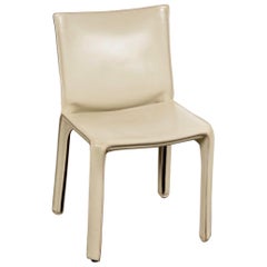 Cassina Leather 412 Cab Chair