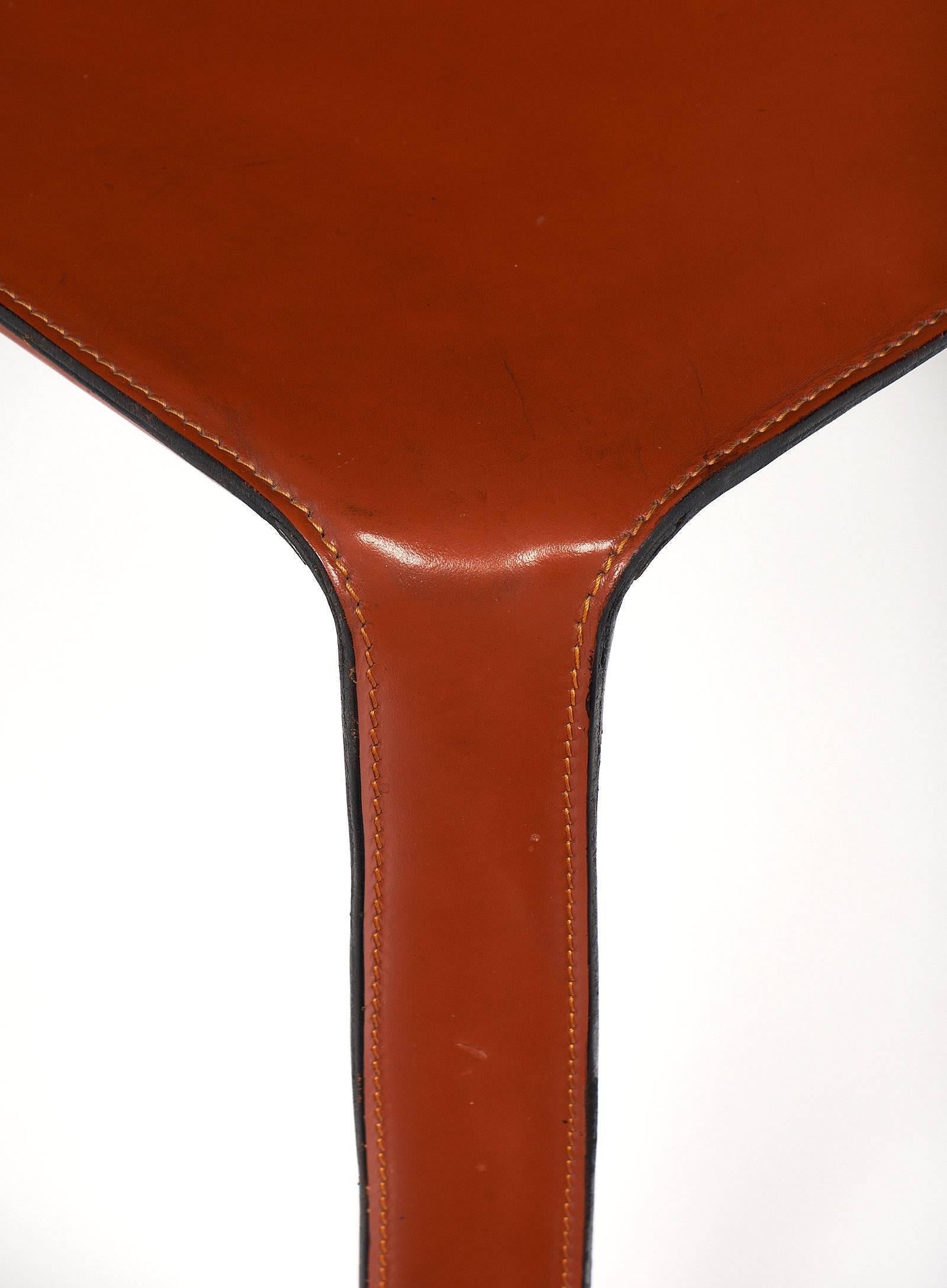 Cassina Leather Dining Chairs 1