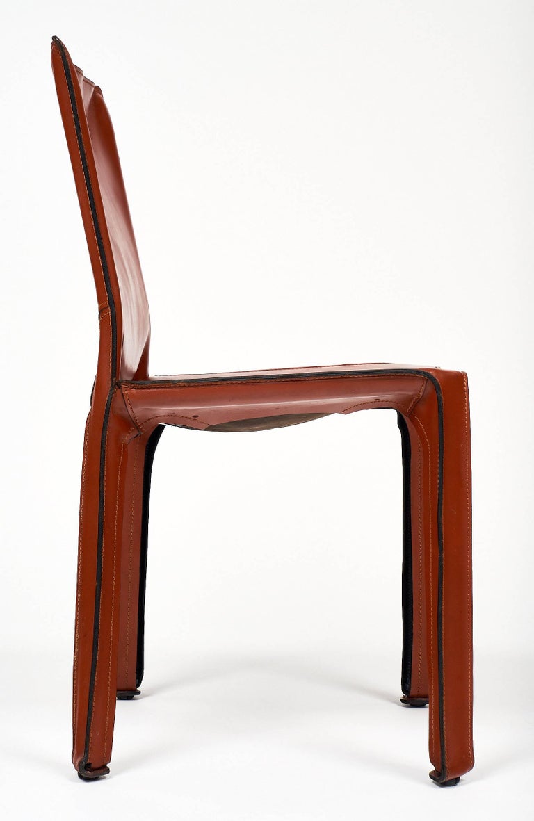 Cassina Leather Dining Chairs at 1stDibs