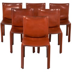 Cassina Leather Dining Chairs