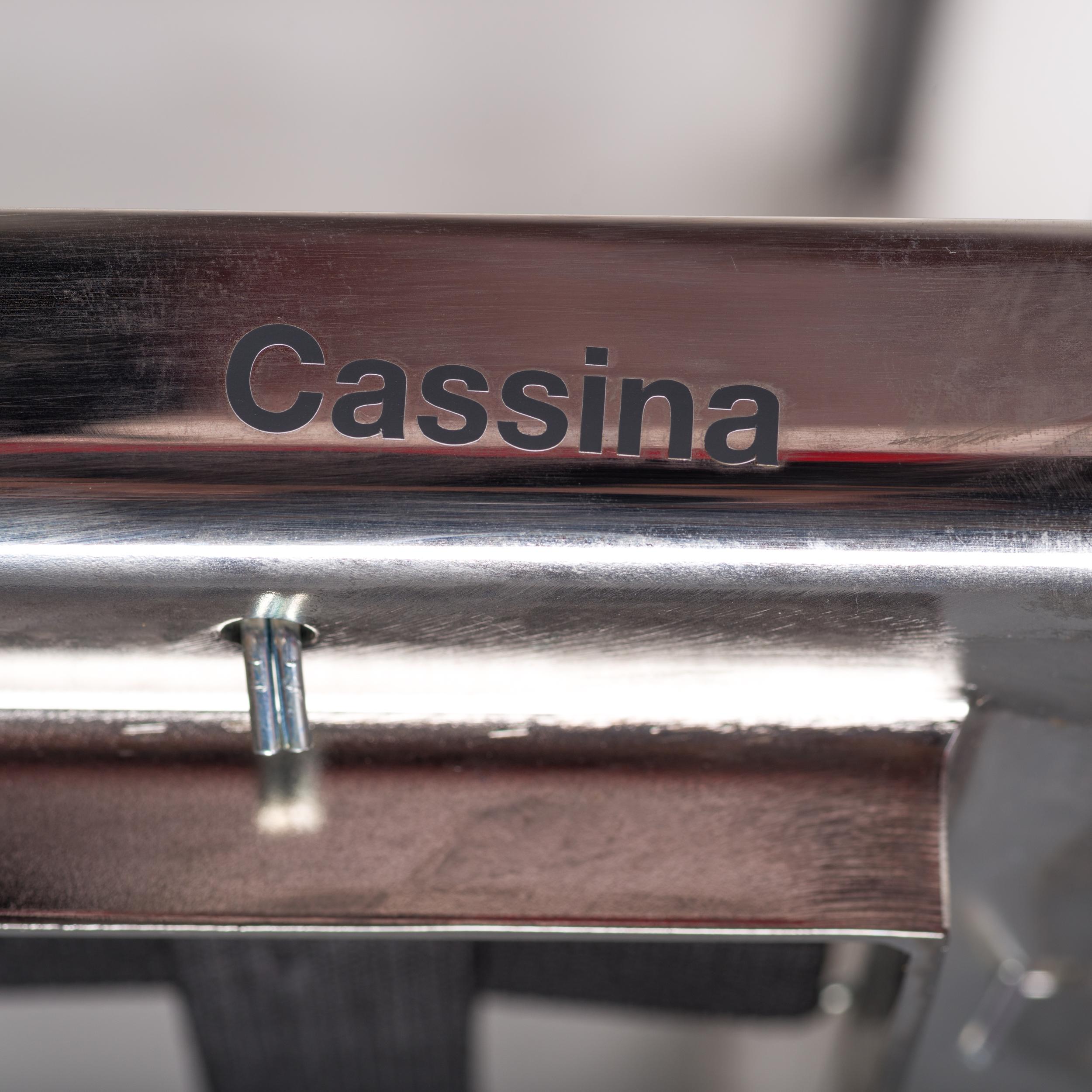 Cassina  Le Corbusier Tan Brown Leather LC3 Grand Confort Three Seat Sofa 10