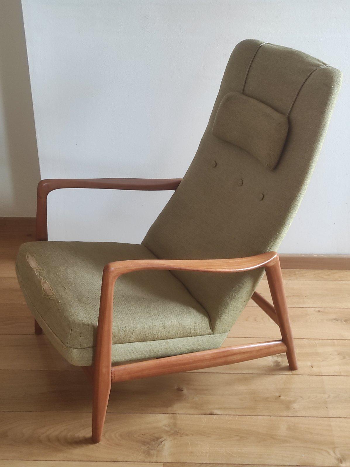 Gio Ponti Longue Stuhl für Cassina Made für Hotel Parco Dei Principi Sorrento 1960.Stuhl ist in Originalzustand.