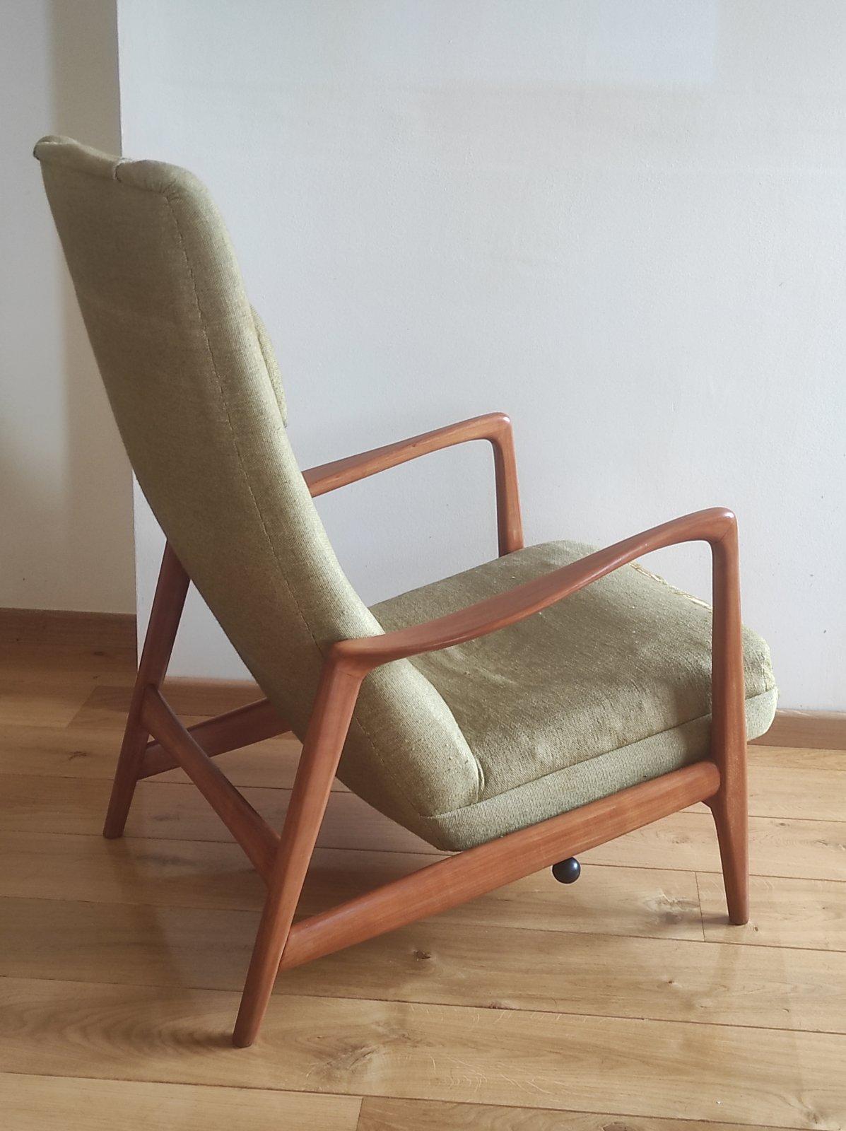 Cassina Longue Chaior 829 von Gio Ponti für Hotel Parco Dei Principi Sorento, 1960 im Zustand „Gut“ im Angebot in Čelinac, BA