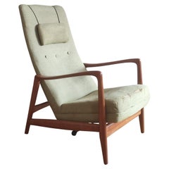 Cassina Longue Chaior 829 von Gio Ponti für Hotel Parco Dei Principi Sorento, 1960