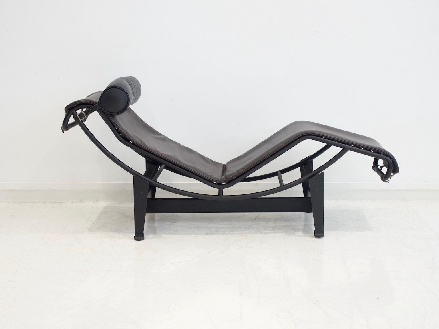 Lounger 'LC 4' is Cassina’s quintessential chaise longue, designed in 1928, and based on an in-depth exploration of reclining chairs. Le Corbusier, Charlotte Perriand and Pierre Jeanneret created this version of the chaise longue in 1965, which was