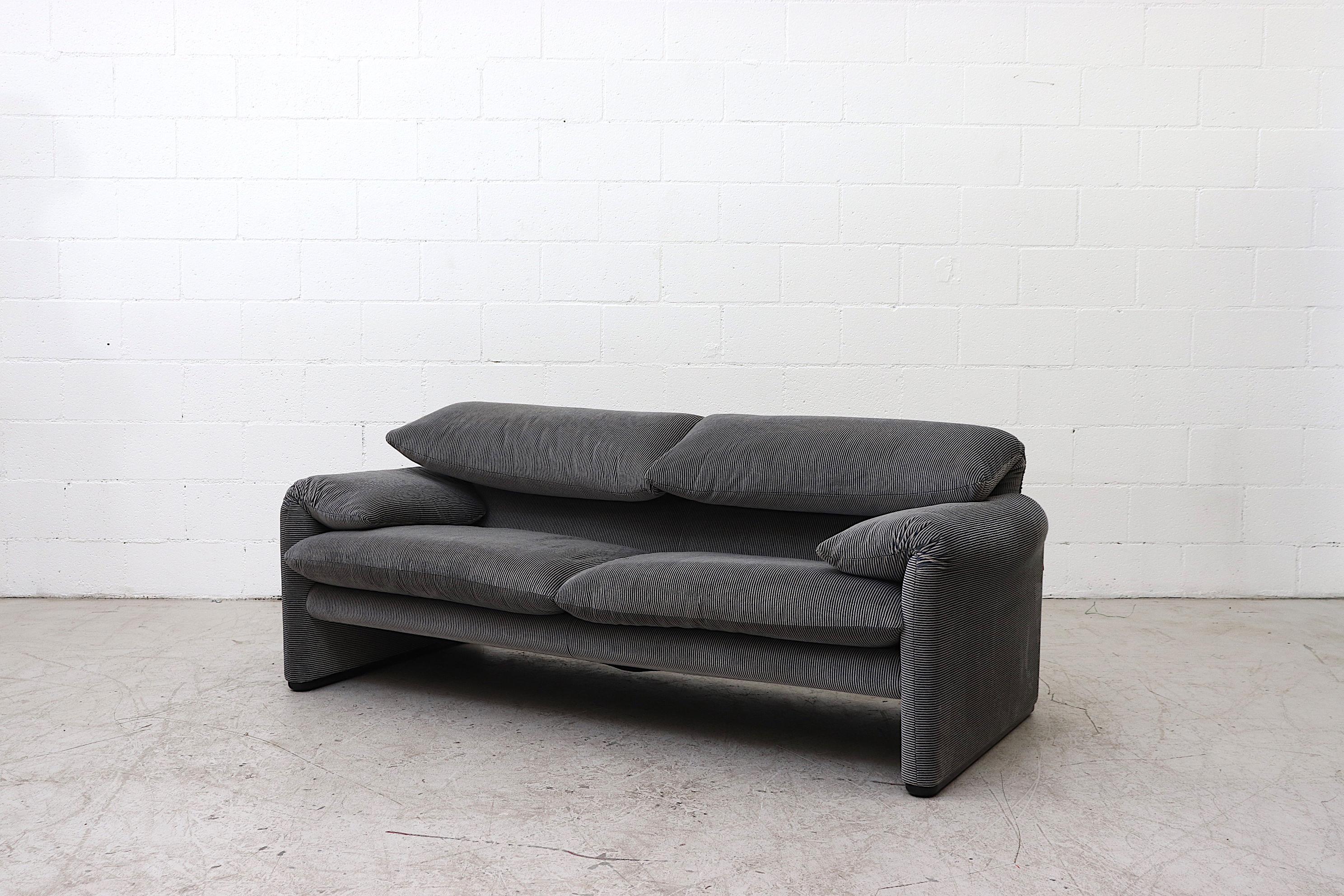 black corduroy sofa