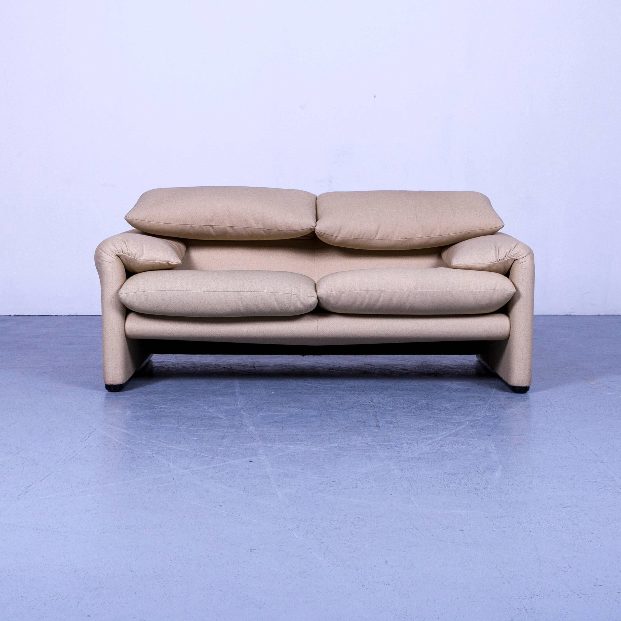 Cassina Maralunga Designer Sofa Set Off-White Fabric In Excellent Condition In Cologne, DE