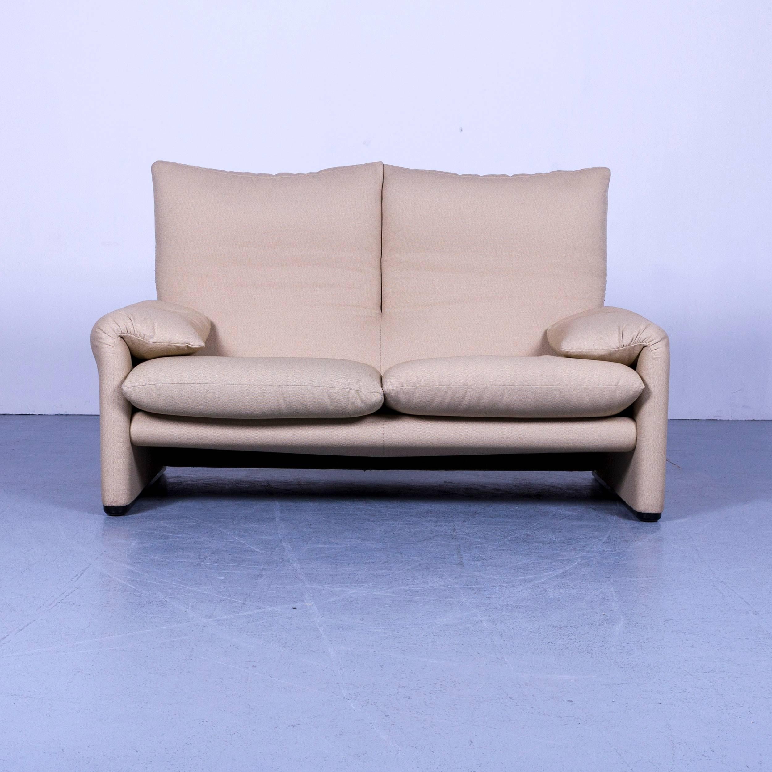 Cassina Maralunga Designer Sofa Set Off-White Fabric 1