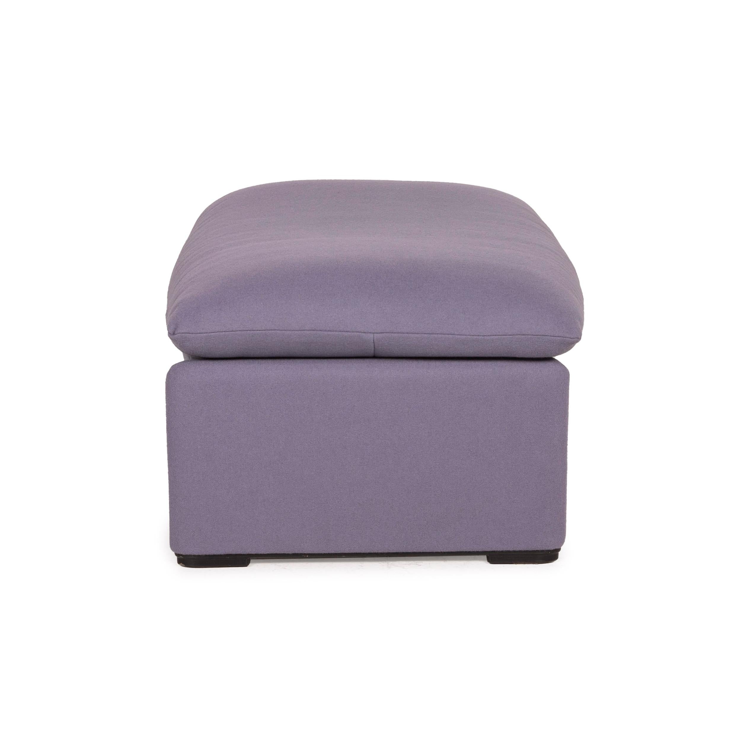Cassina Maralunga Fabric Armchair Purple Incl. Ottoman For Sale 12