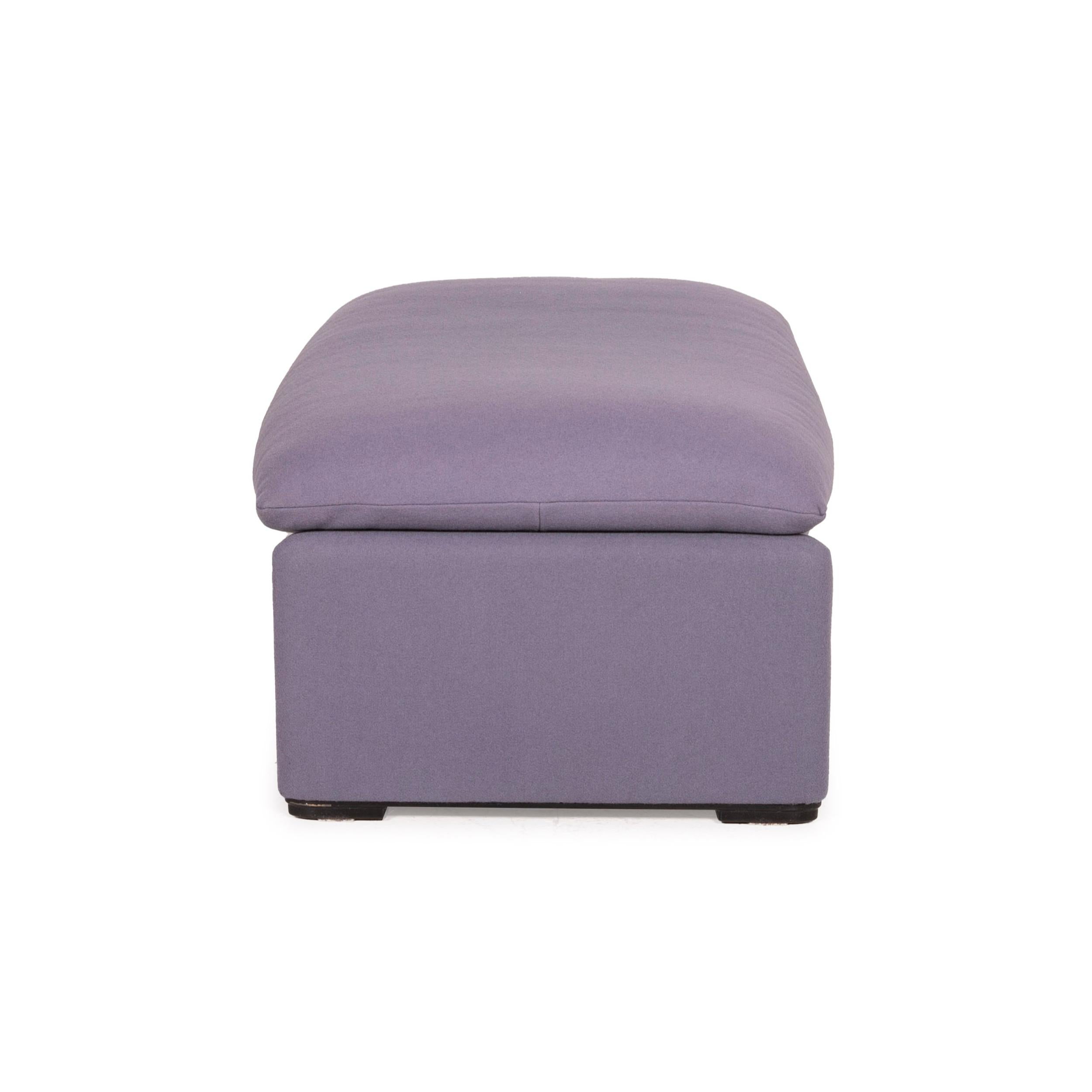 Cassina Maralunga Fabric Armchair Purple Incl. Ottoman For Sale 14