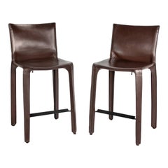 Cassina Mario Bellini Cab Counter Hocker ~ ein Paar