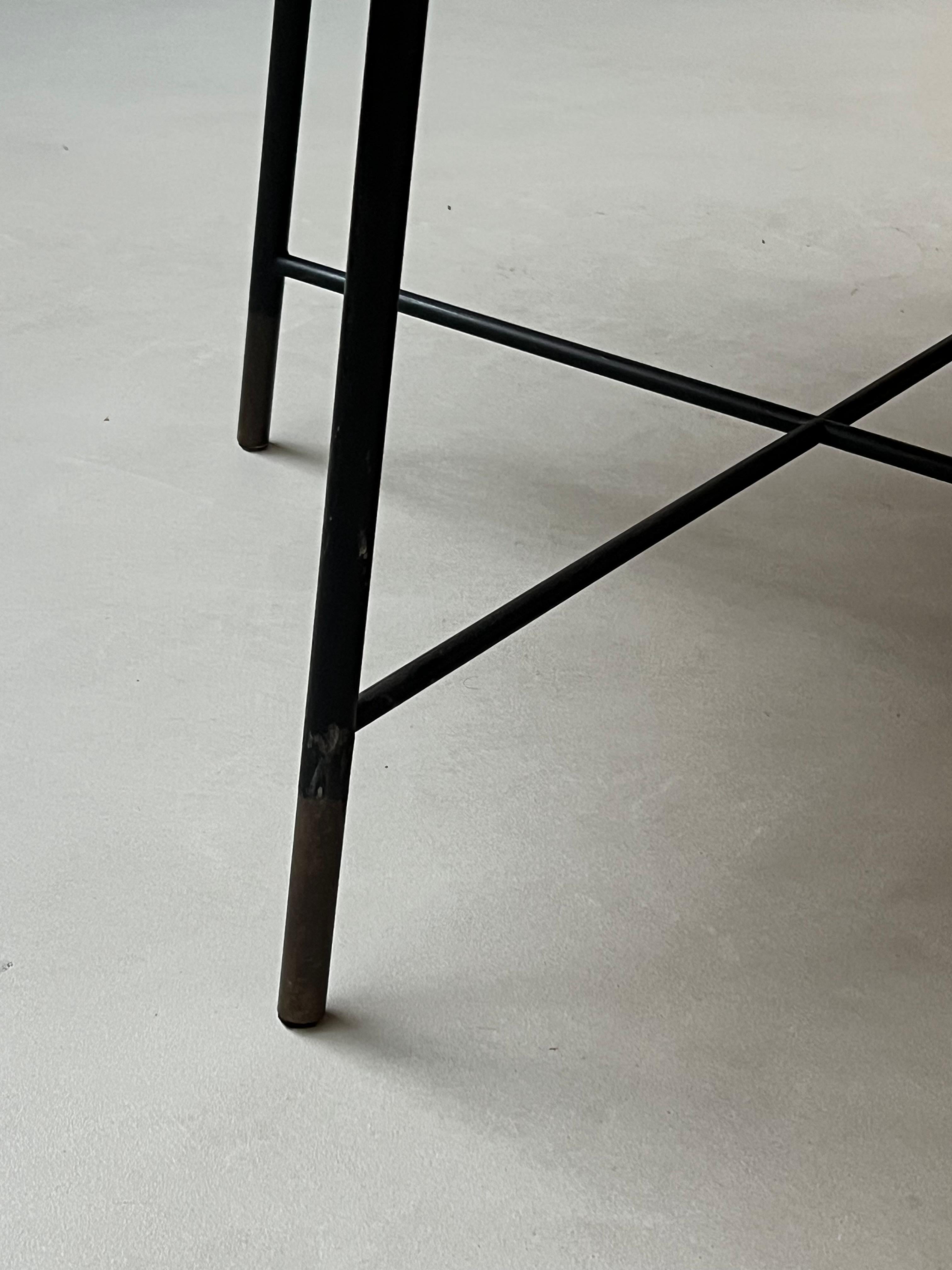 Coffee table in Wood and Metal/Brass by Ico Parisi for Cassina 1957 For Sale 2