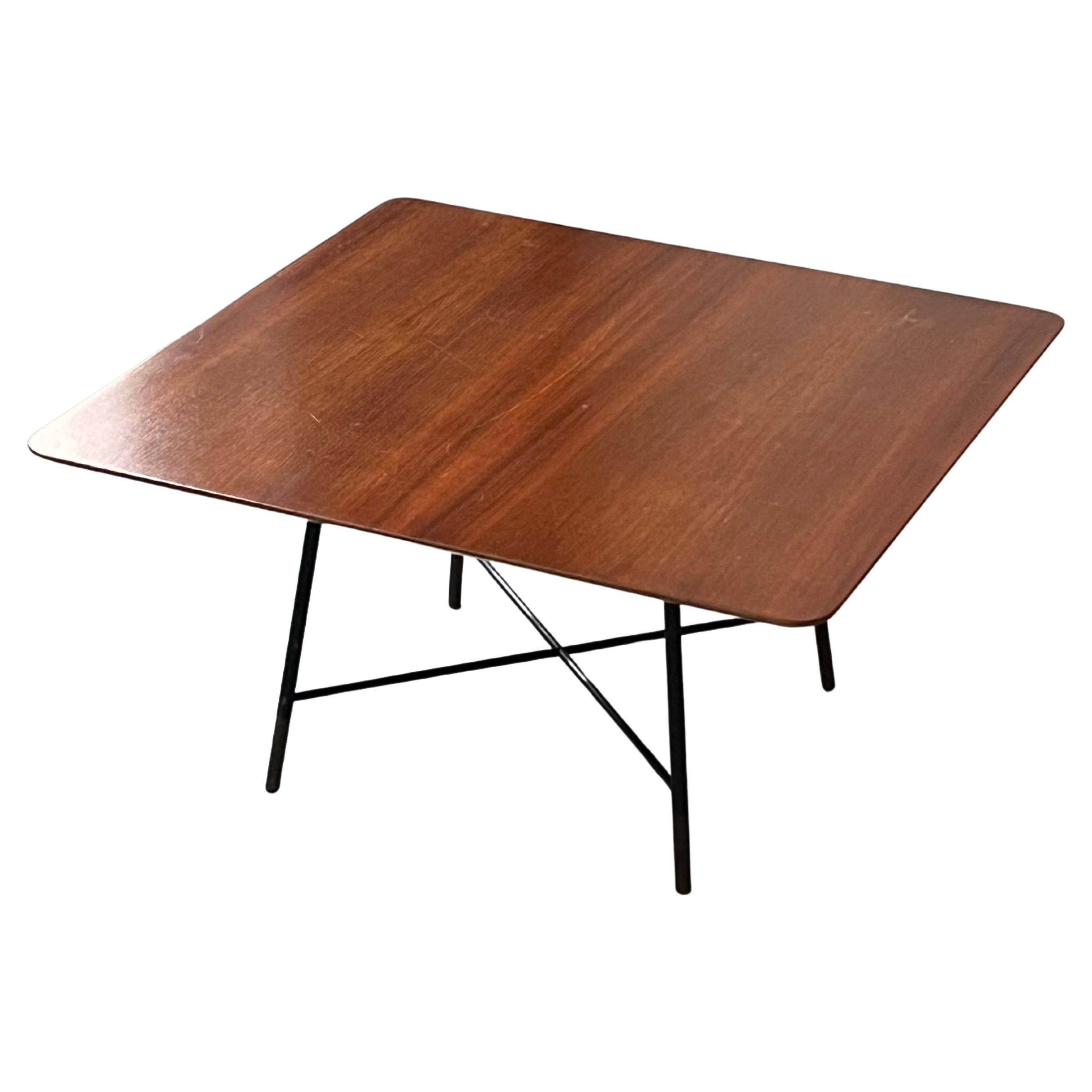 Tavolino in Wood e metallo/ottone di Ico Parisi per Cassina 1957