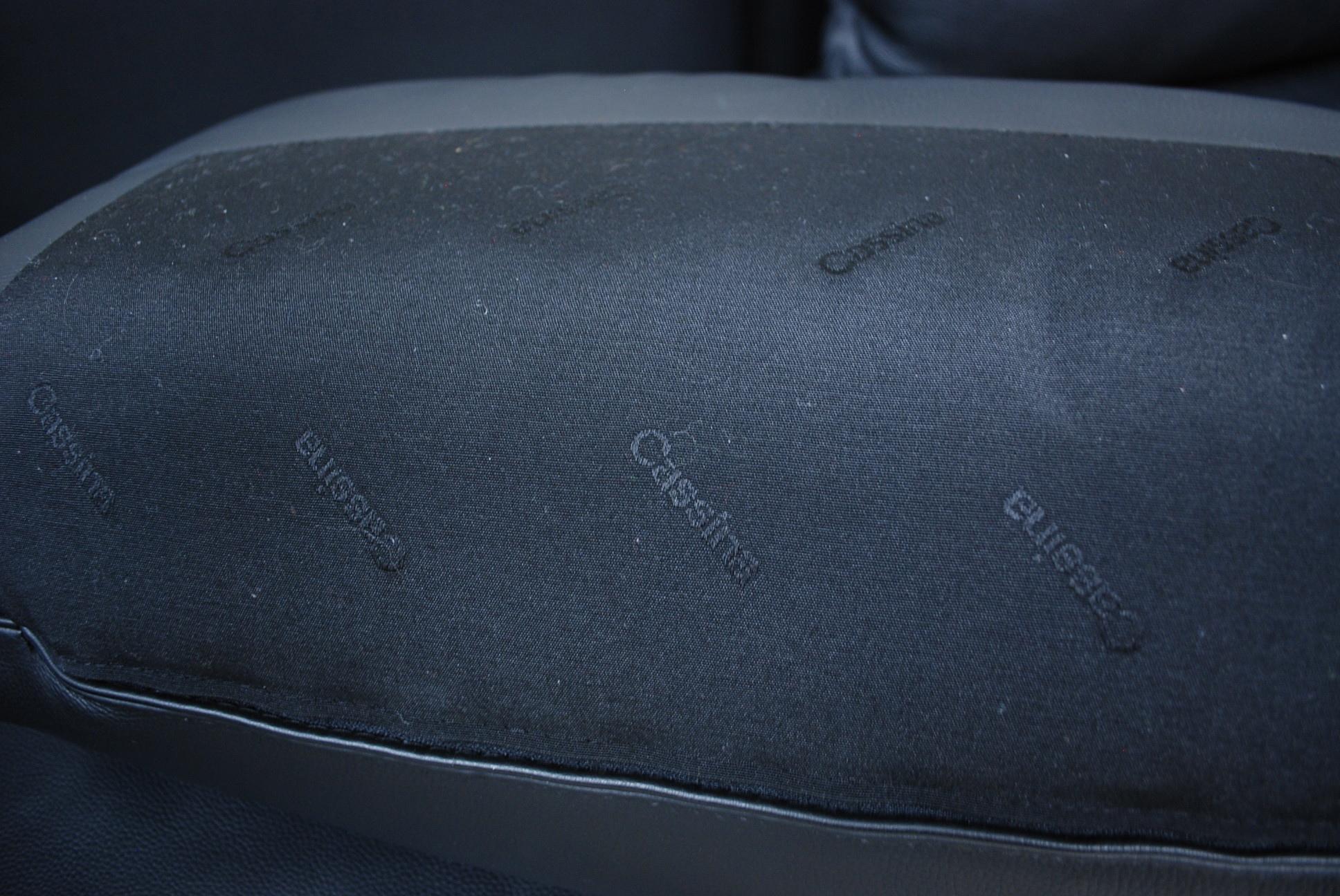 Cassina Model Landeau Leather Sofa Black Design Mario Bellini 8