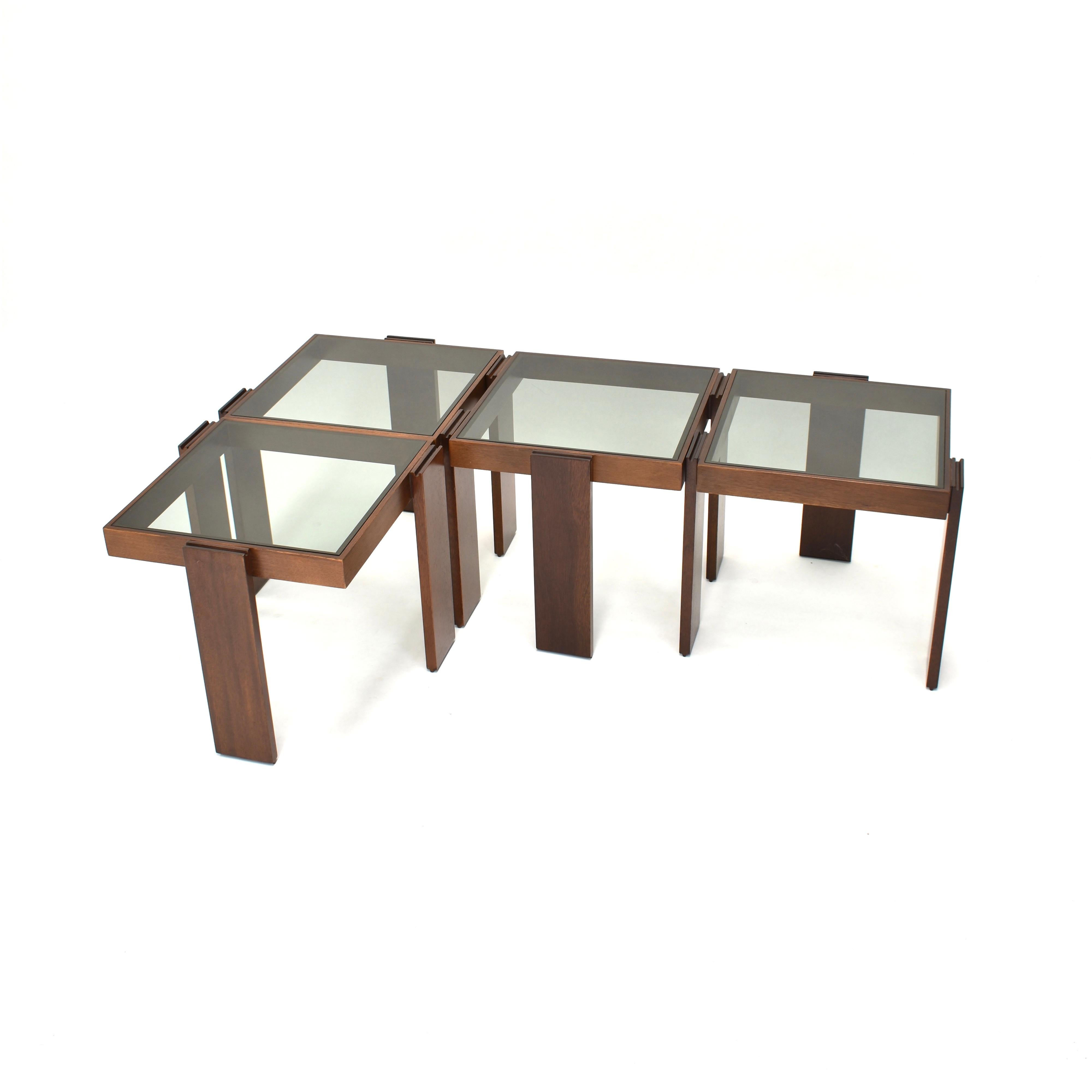 set of four stacking tables