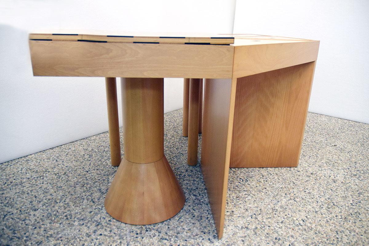Italian Cassina modular table Tangram design Massimo Morozzi 1980s