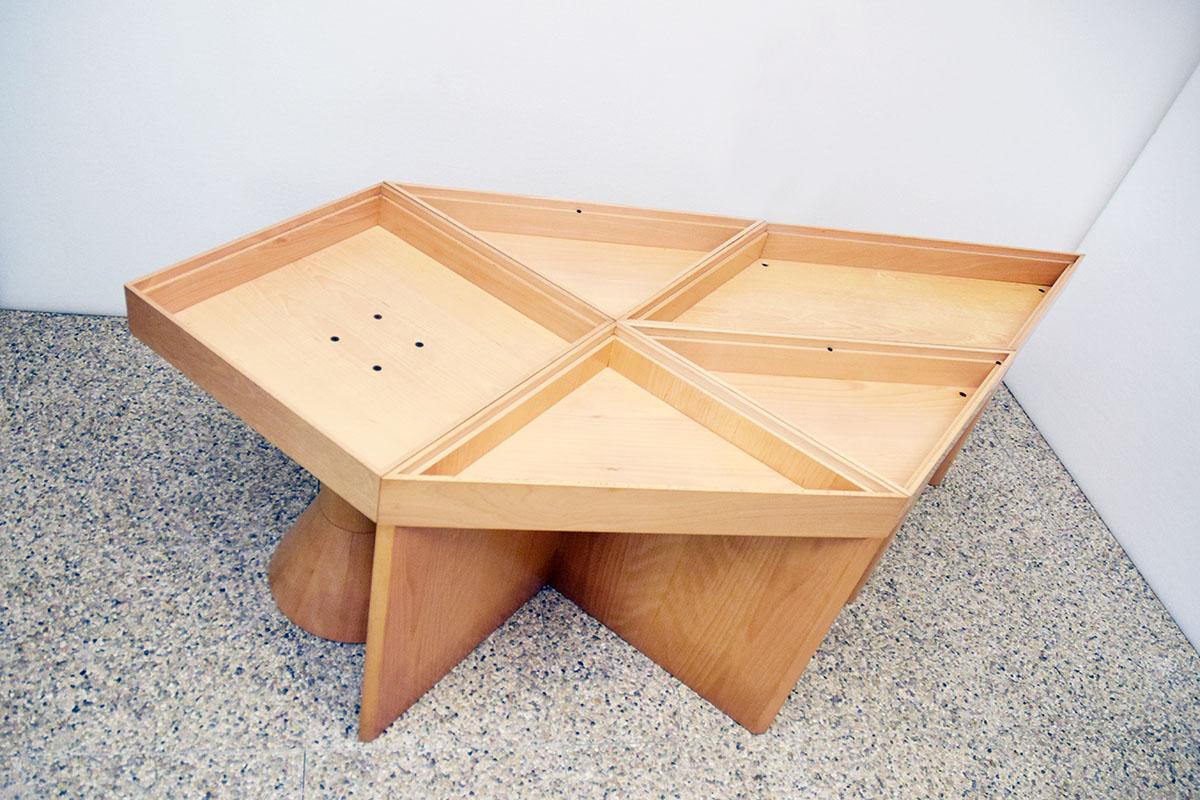Cassina modular table Tangram design Massimo Morozzi 1980s 2