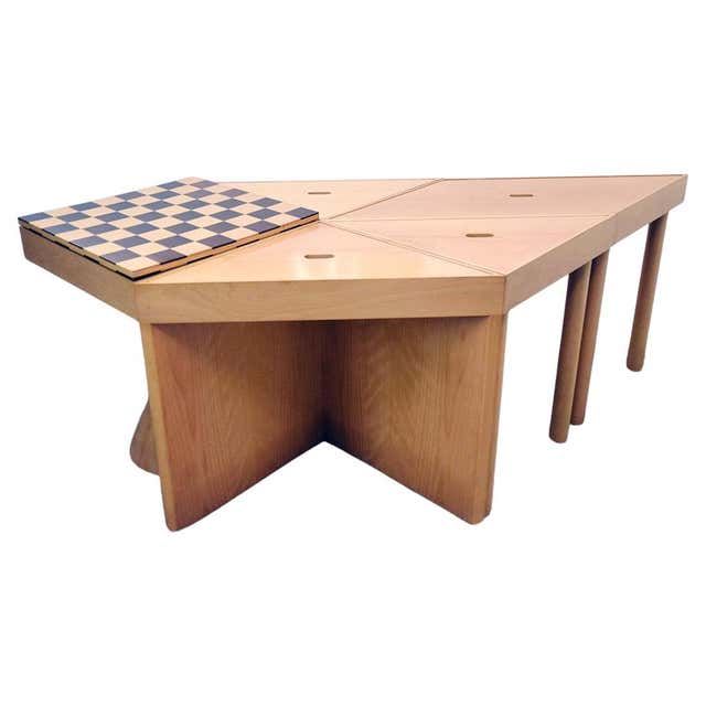 Tangram modular table, Massimo Morozzi, Cassina, 1988 For Sale at 1stDibs