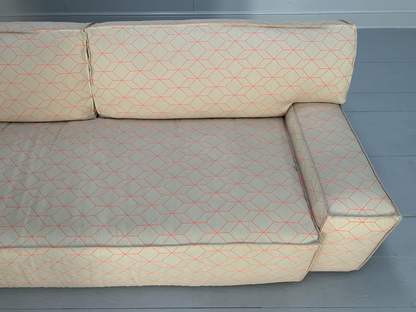 Canapé sectionnel à 4 places Cassina MyWorld en toile à imprimé géométrique en vente 3