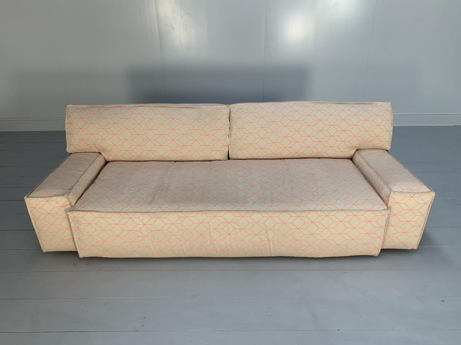 Canapé sectionnel à 4 places Cassina MyWorld en toile à imprimé géométrique en vente 4
