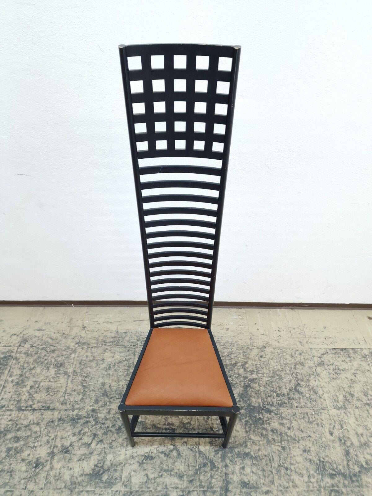 Cassina Rennie Mackintosh Holzstuhl Designerstuhl Hill House chair For Sale 3