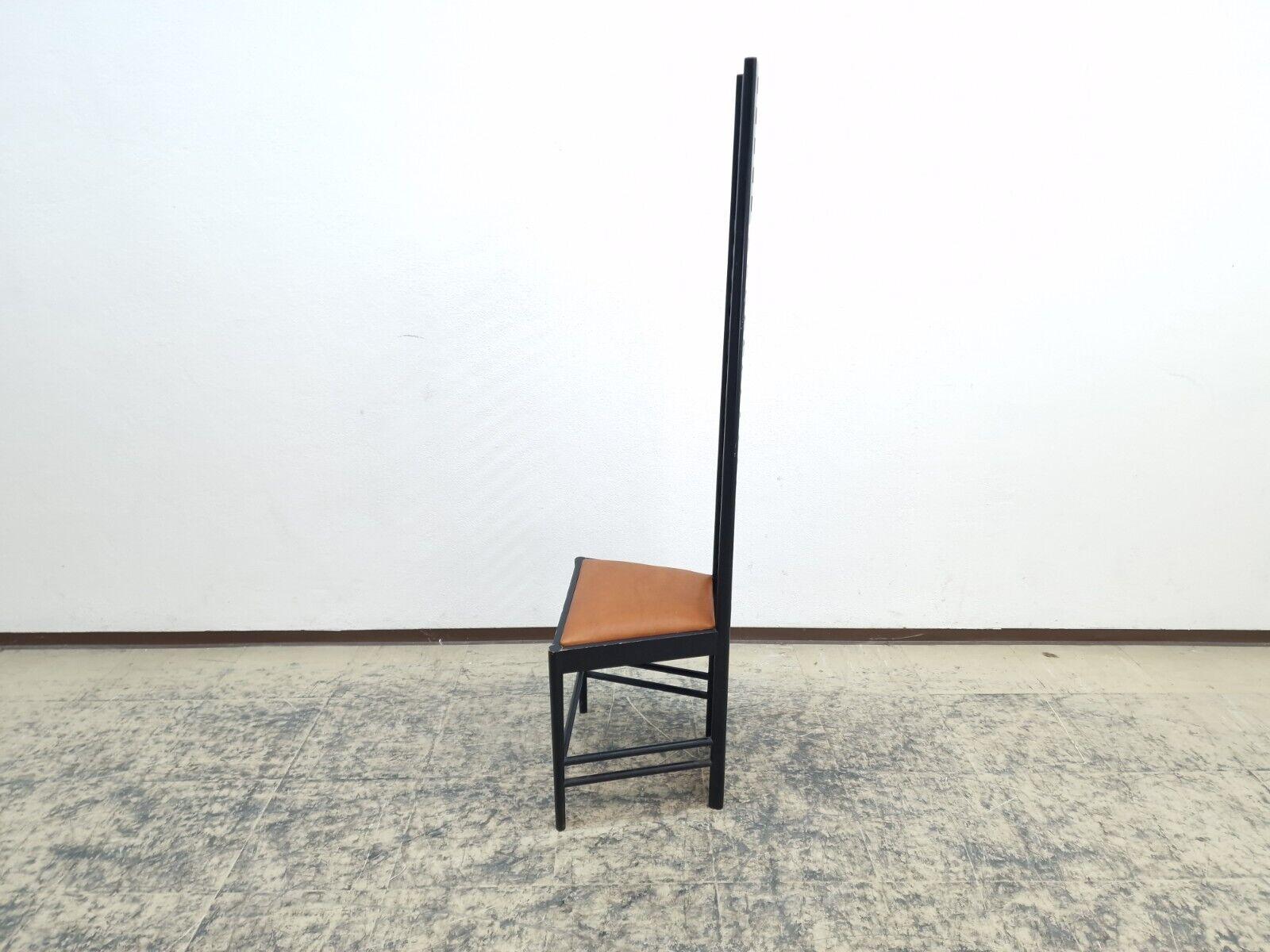 Cassina Rennie Mackintosh Holzstuhl Designerstuhl Hill House chair For Sale 4