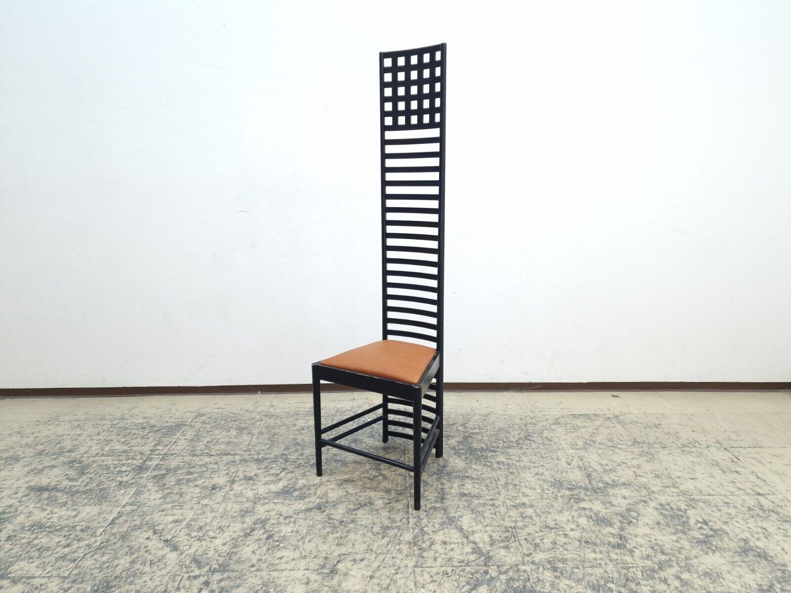 Cassina Rennie Mackintosh Holzstuhl Designerstuhl Hill House chair For Sale 5
