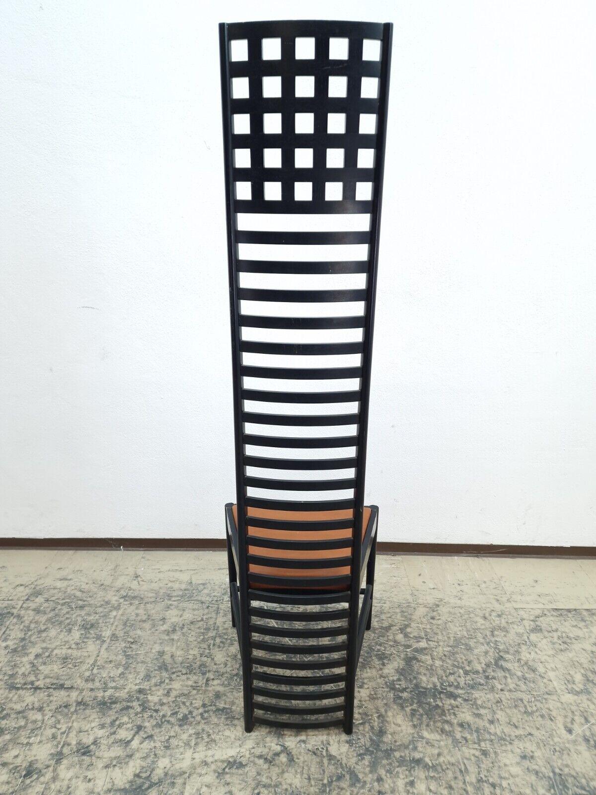 20th Century Cassina Rennie Mackintosh Holzstuhl Designerstuhl Hill House chair For Sale