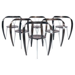 Sedie Cassina Rever, Andrea Branzi, 5 disponibili in marrone, 1993