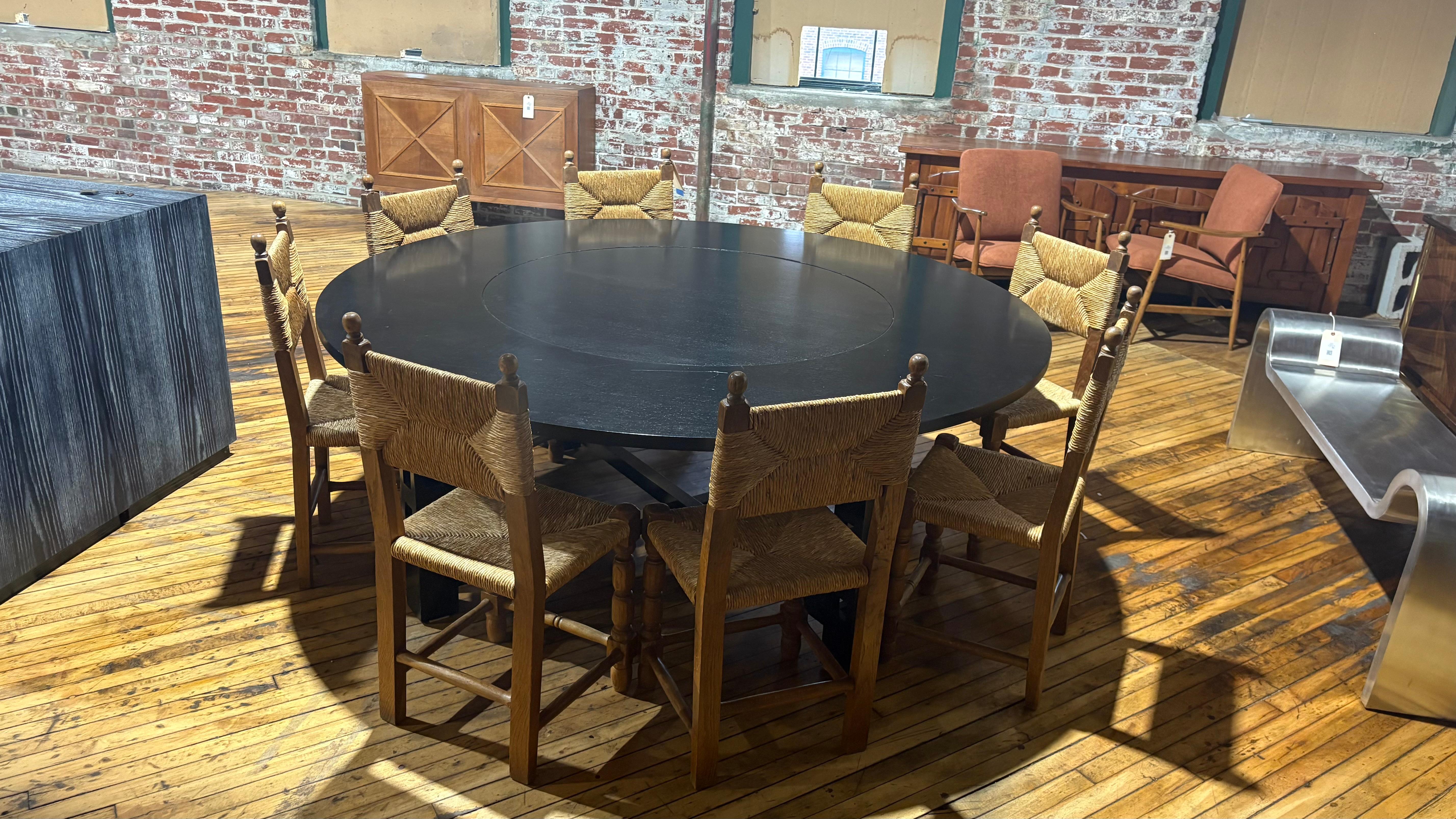 Table de salle à manger ronde Cassina par Charles Mackintosh en vente 1