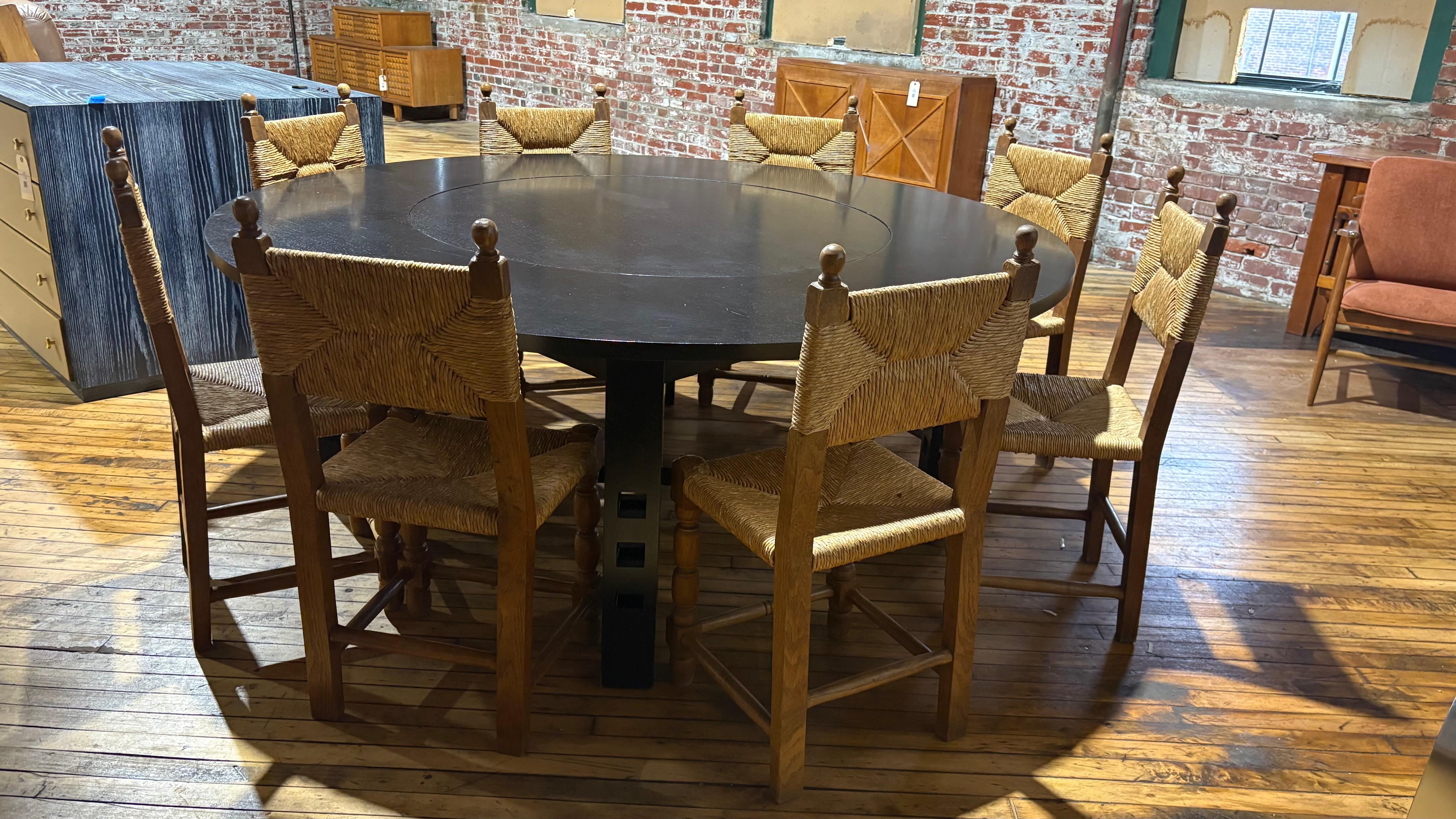 Table de salle à manger ronde Cassina par Charles Mackintosh en vente 2