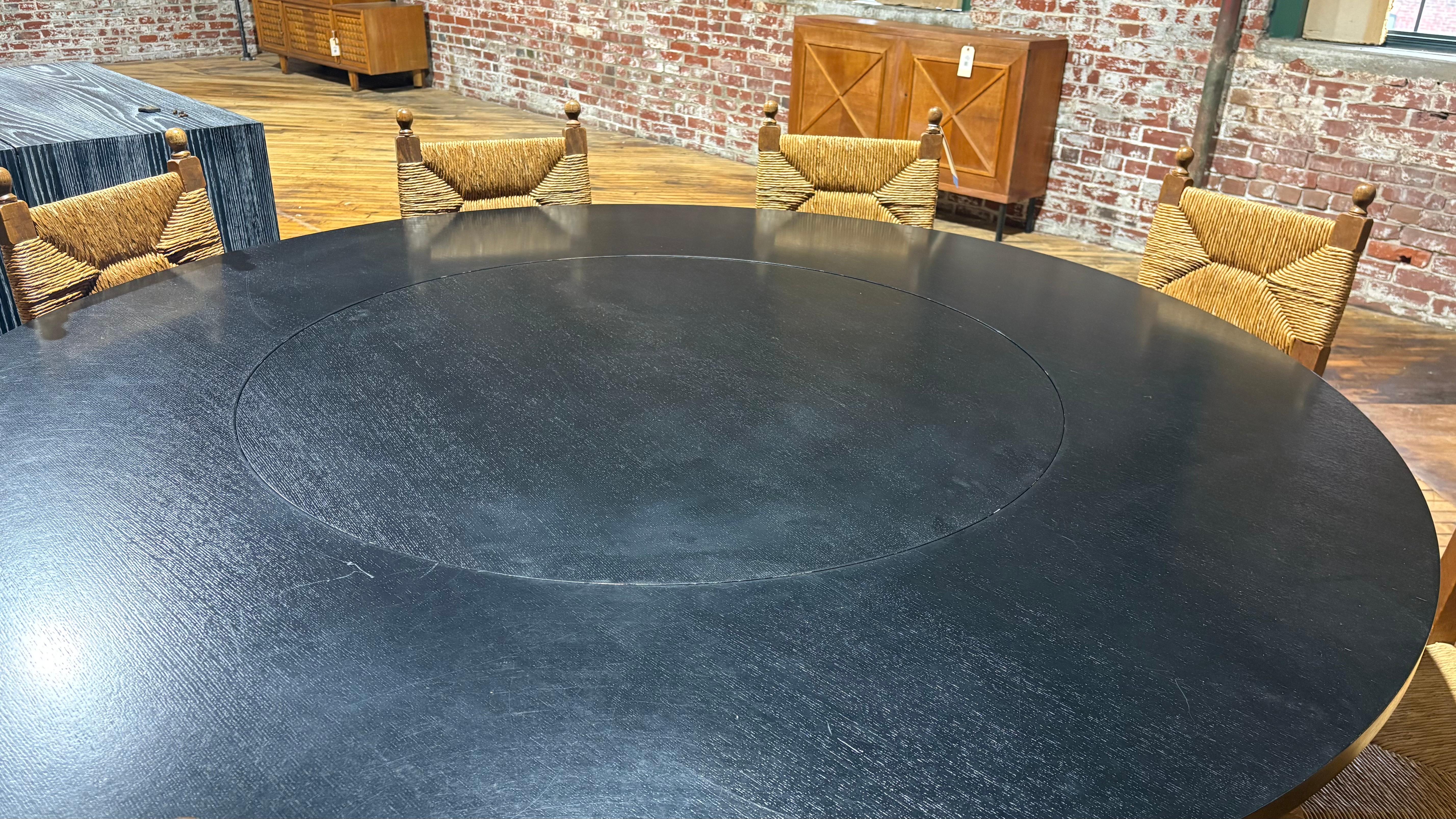 Table de salle à manger ronde Cassina par Charles Mackintosh en vente 3