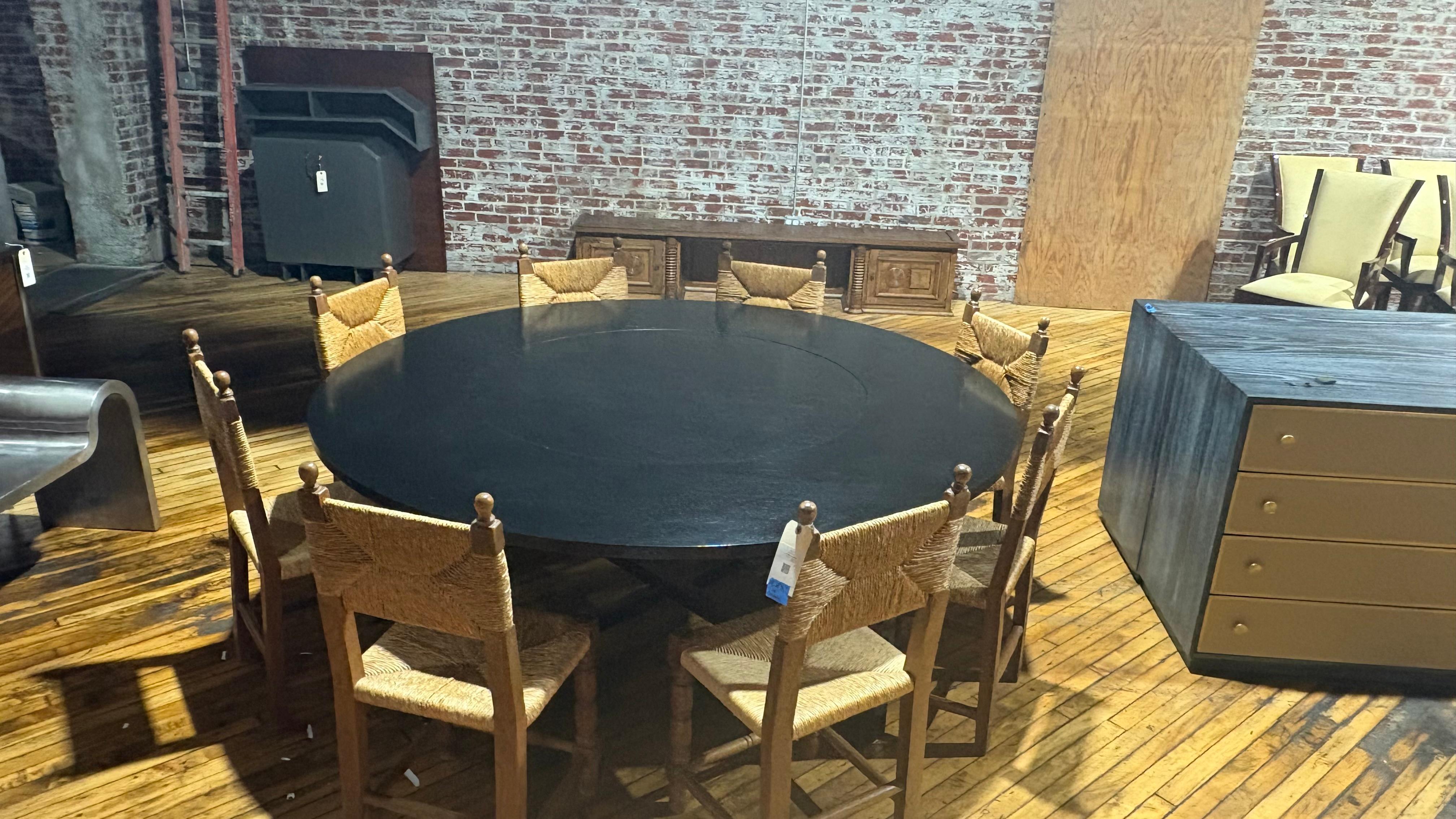 Table de salle à manger ronde Cassina par Charles Mackintosh en vente 4