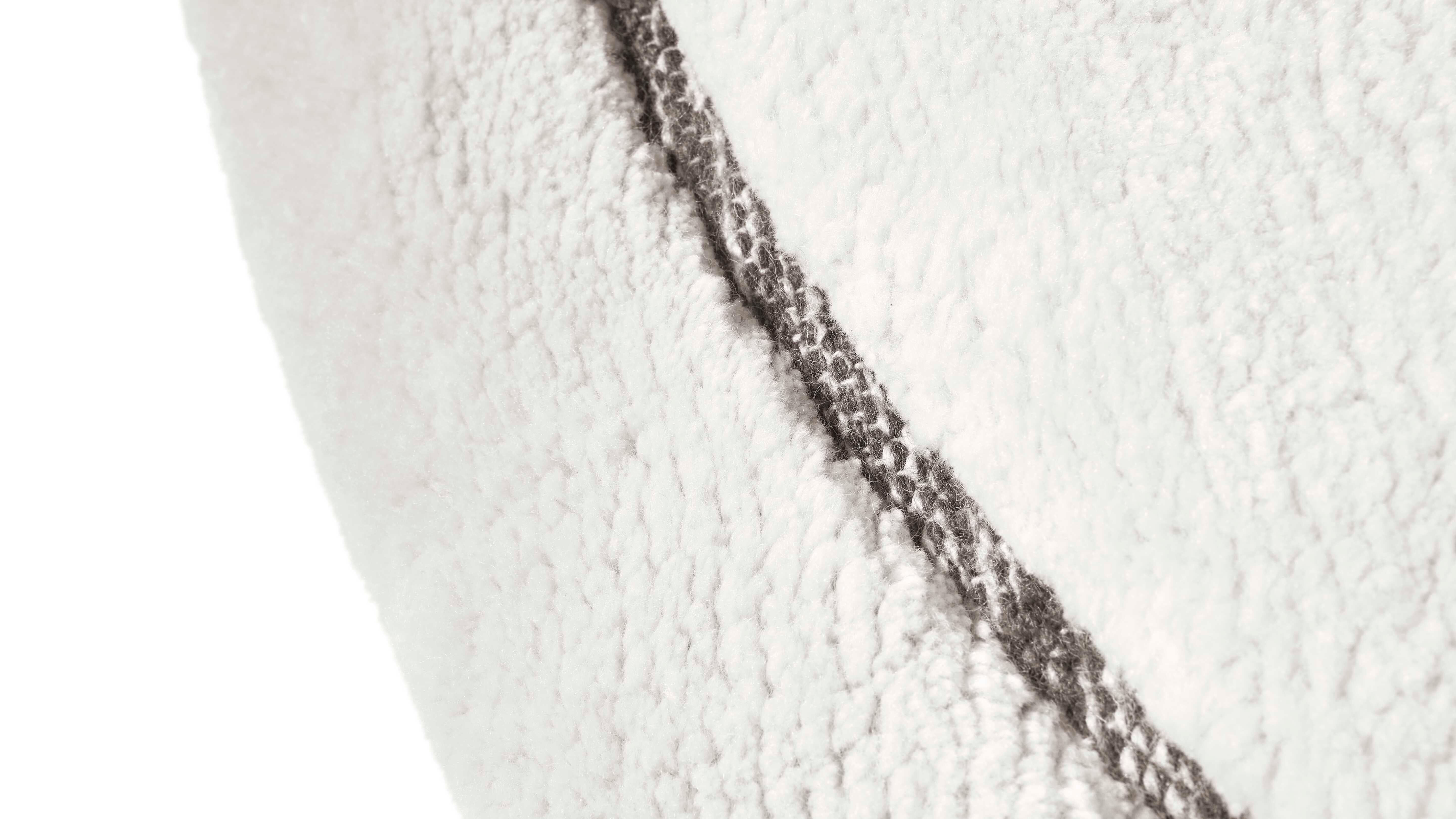 Cassina Sahara Gitter-Teppich mit tiefem Flor in Hellgrau und Weiß, Italien 2023 im Zustand „Neu“ im Angebot in Berlin, DE