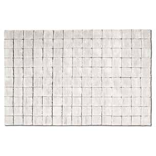 Cassina Sahara Grid Deep Pile Carpet Rug in Light Gray White, Italy ...