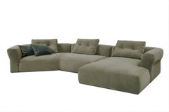 Cassina Sengu Bold Sectional Sofa in Sage Green
