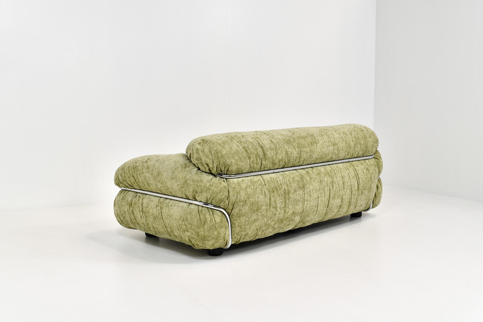 sage green sofa