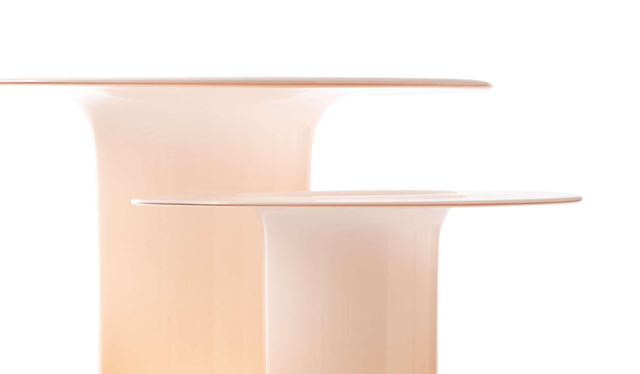 Vetro Vaso Cassina Rosa Sfumato in vendita
