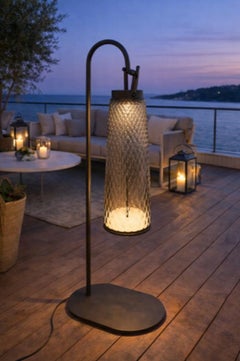 Cassina Singapore Sling Outdoor Portable Lamp and its Stand