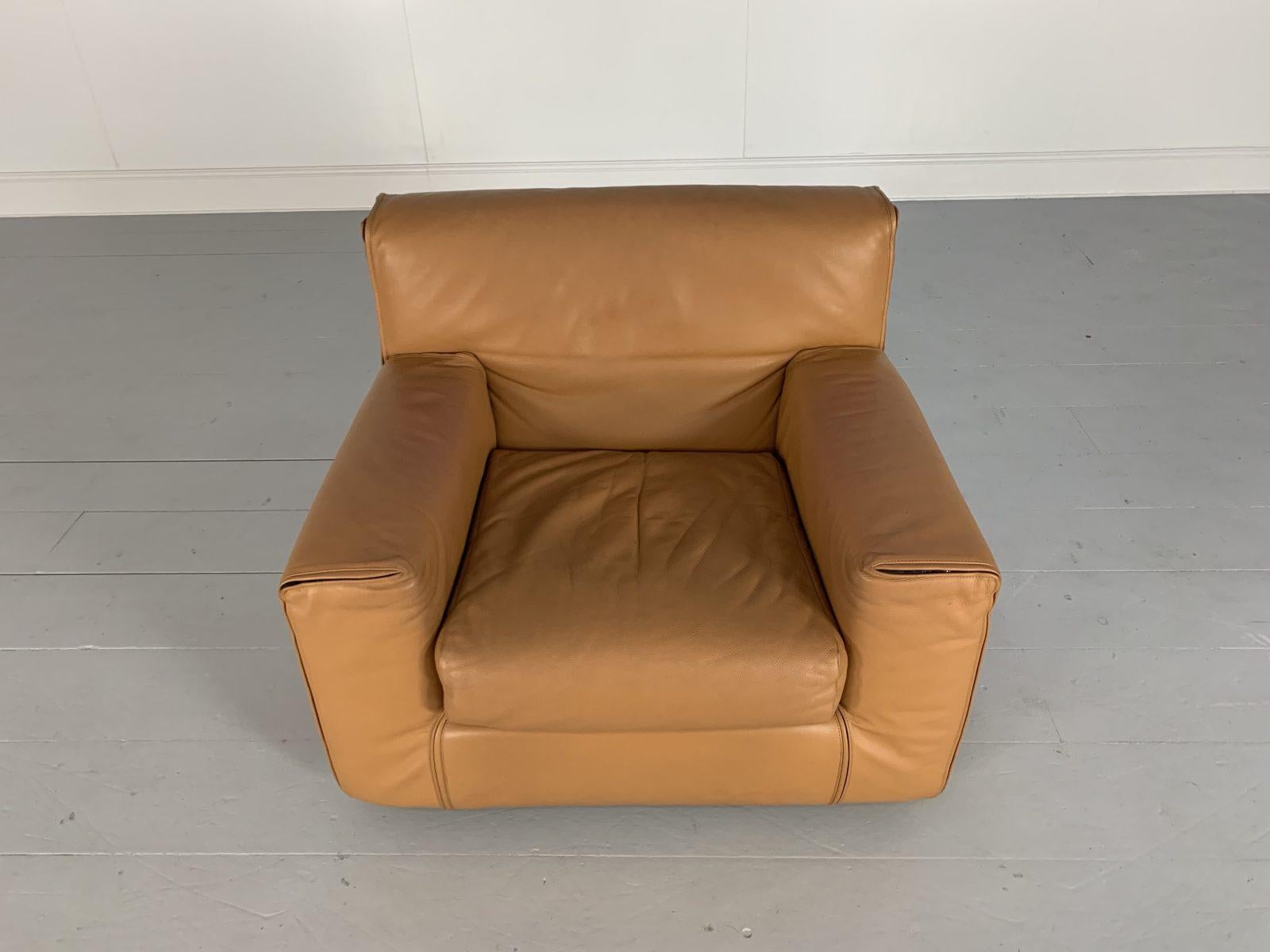 Cassina Ensemble canapé et 2 fauteuils - En cuir brun tanné en vente 11
