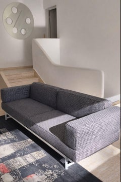 Cassina Sofa, Modell Reef, Piero Lissoni neu bezogen mit Christian Dior Stoff
