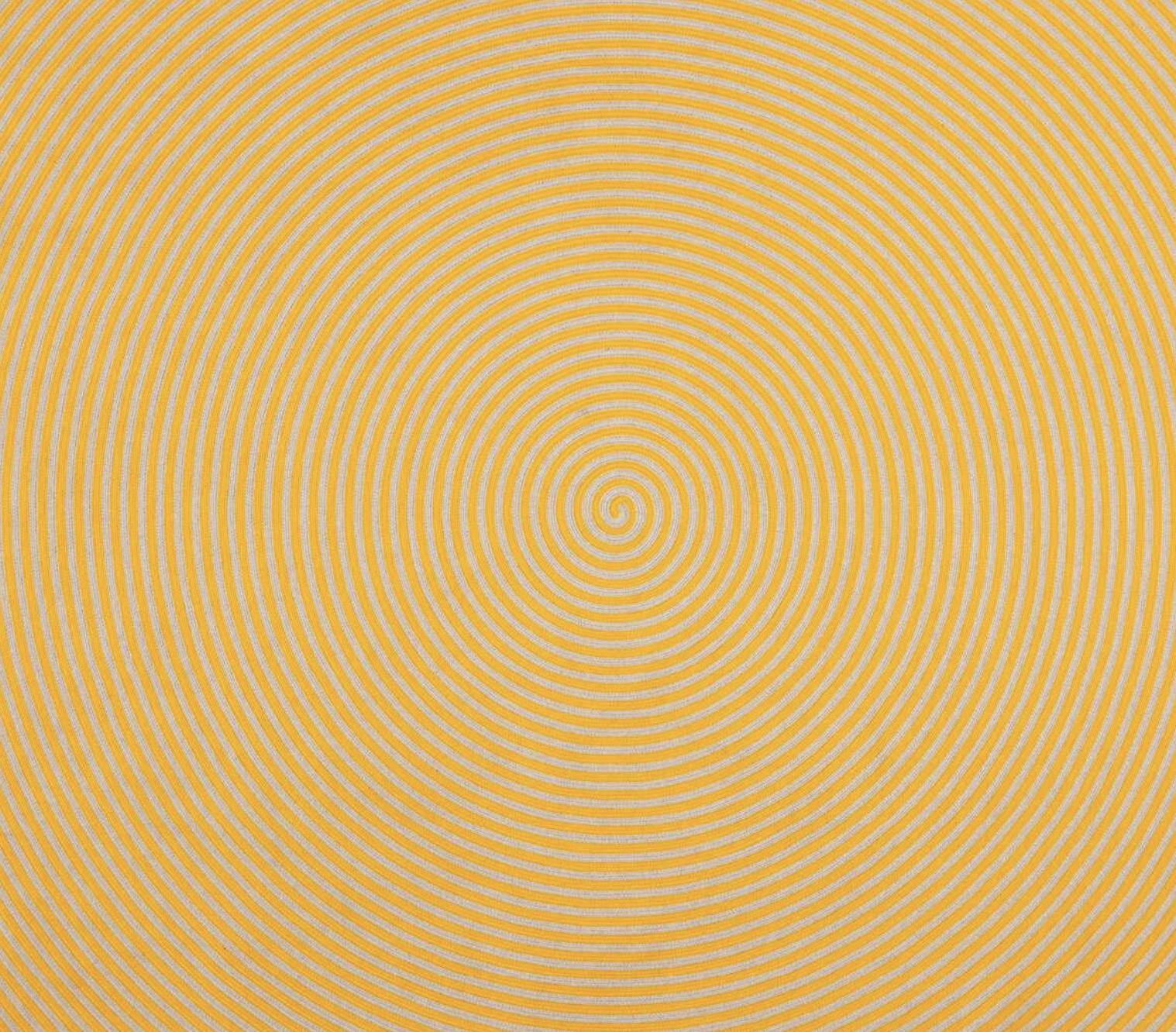 Contemporary Cassina Soleil Large Yellow Rug For Sale