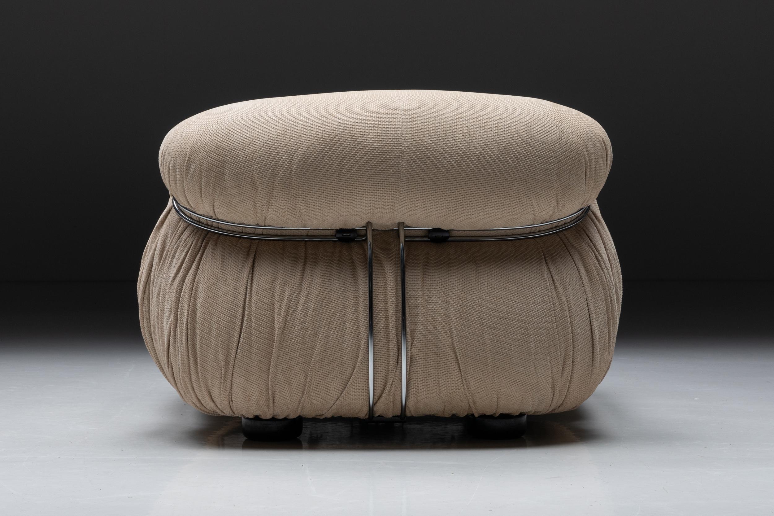 Canapé Cassina Soriana d'Afra et Tobia Scarpa, Italie, 1970 Bon état - En vente à Antwerp, BE