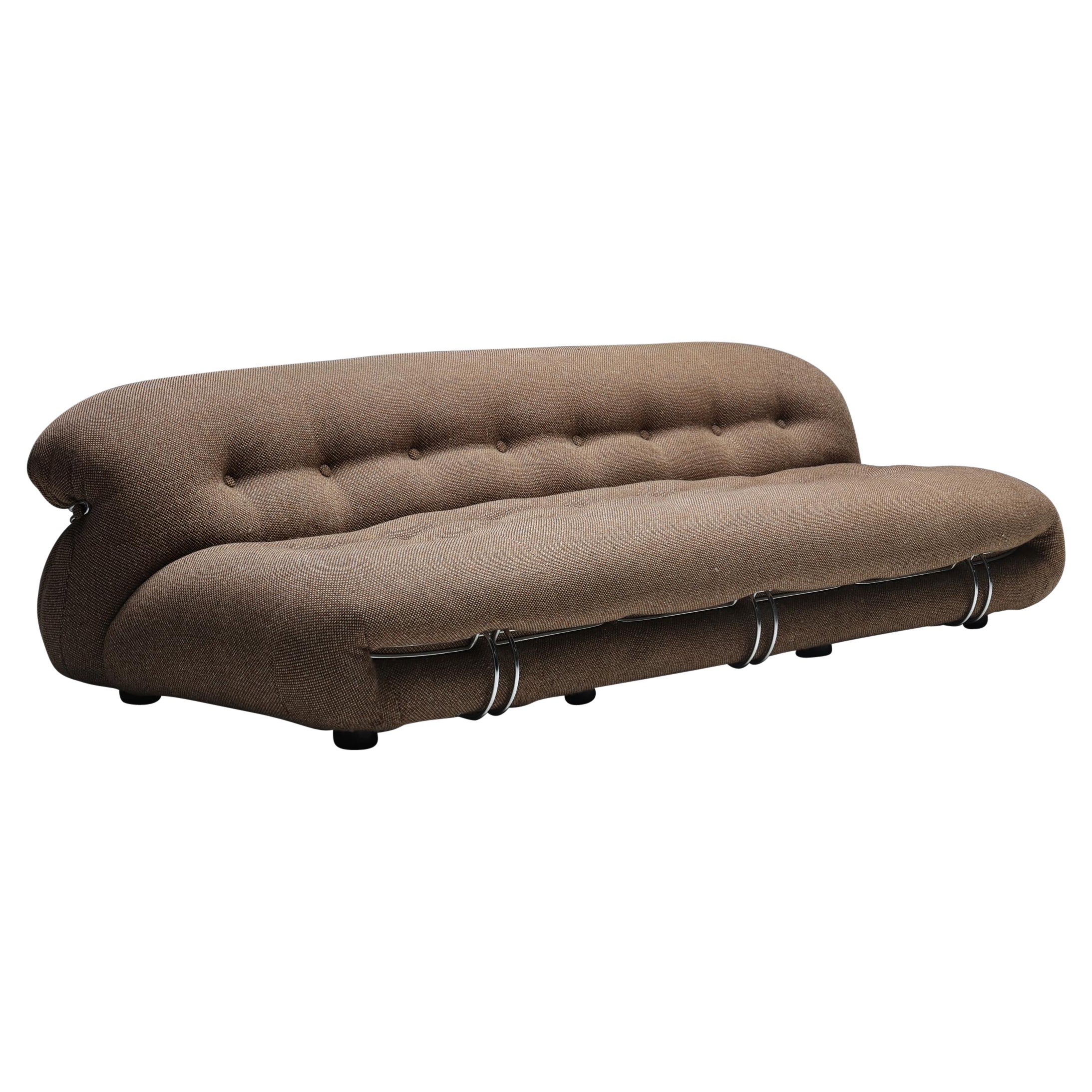 Cassina Soriana Sofa by Afra and Tobia Scarpa, Italy, 1970s