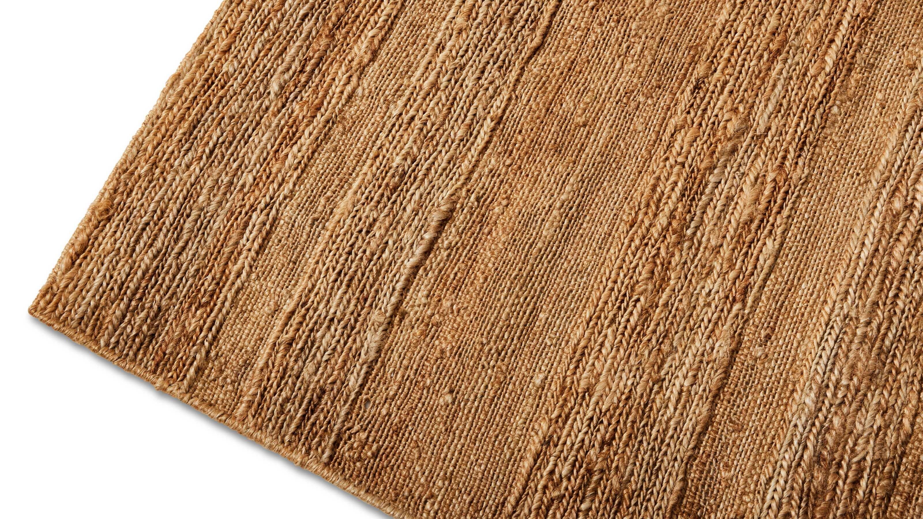 Mid-Century Modern Cassina Ténéré Tapis de jute tissé à la main Version du code-barres. en vente