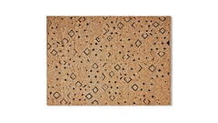 Cassina Ténéré Tappeto di iuta tessuto a mano Versione policroma.