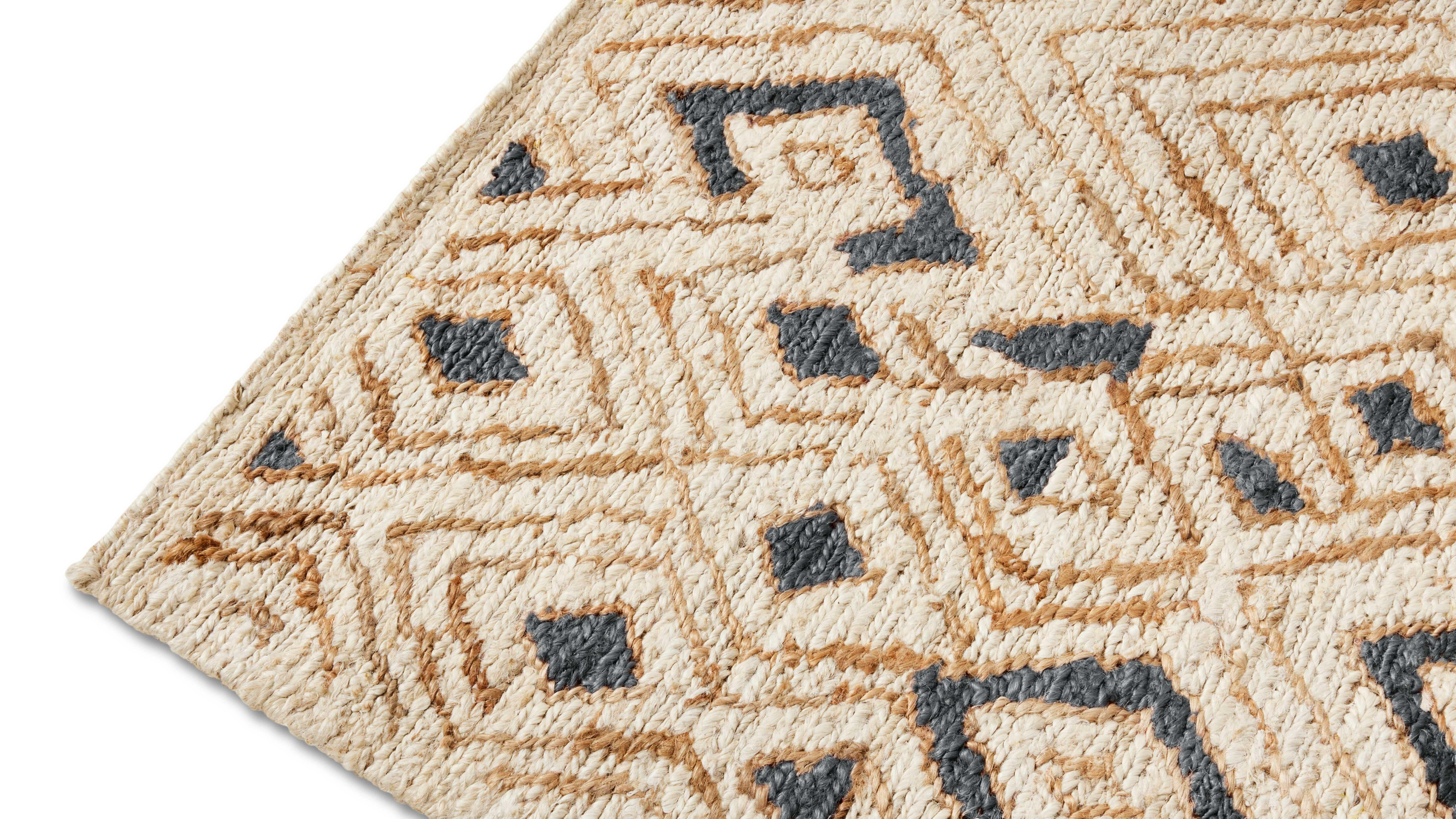 Cassina Ténéré Handgewebter Juteteppich Polychrome Version (Moderne der Mitte des Jahrhunderts) im Angebot