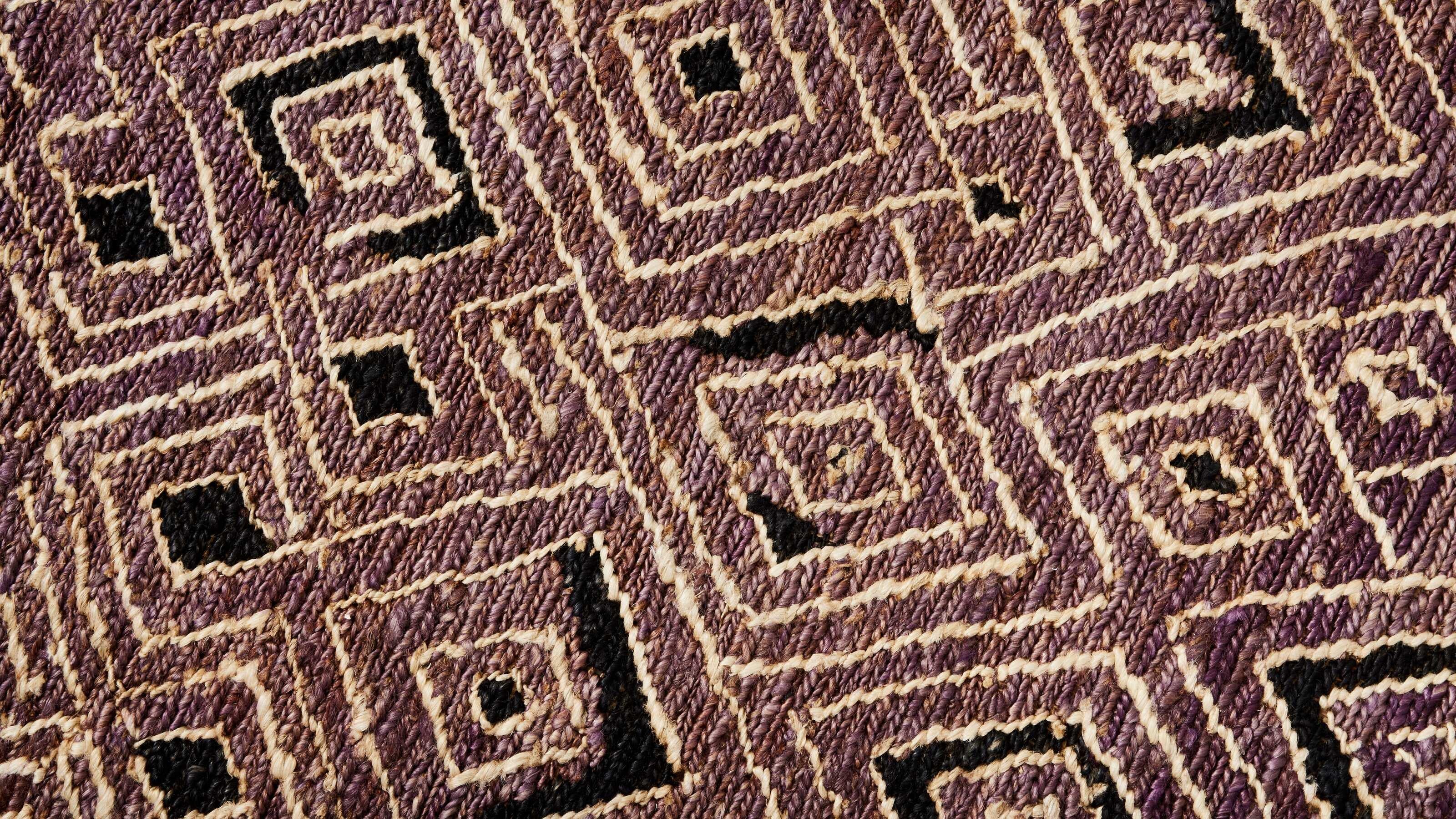 Cassina Ténéré Handgewebter Juteteppich Polychrome Version. (Moderne der Mitte des Jahrhunderts) im Angebot
